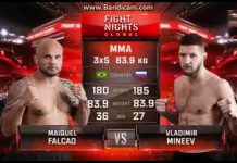 Árbitro demora a parar, e Maiquel Falcão é castigado em revés por nocaute